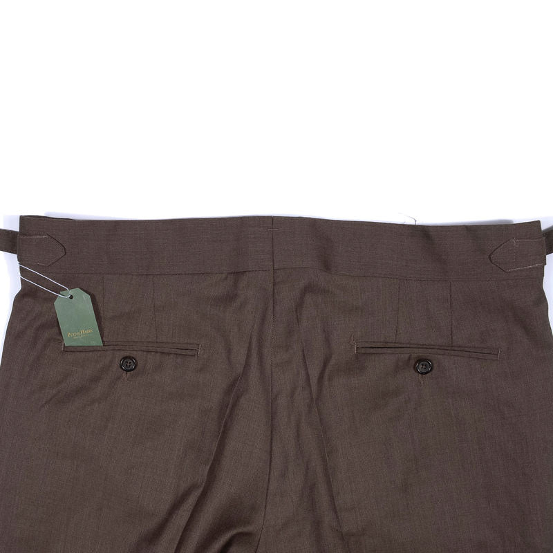 Brown Wool Dress Trouser