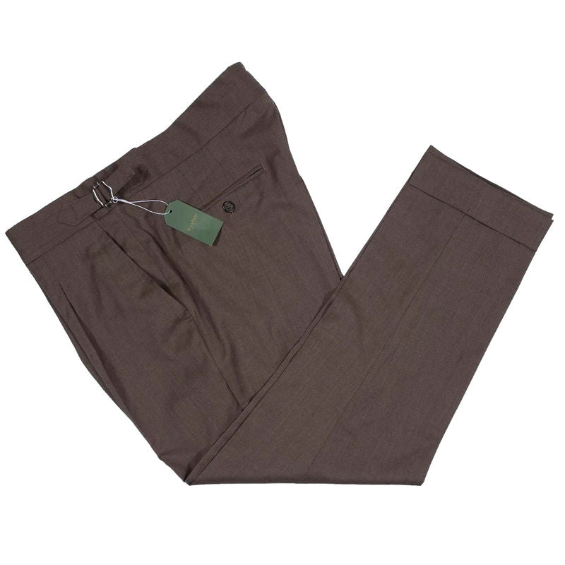 Brown Wool Dress Trouser