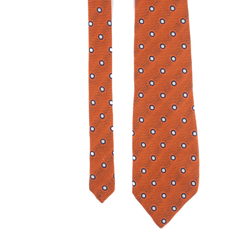 Ermenegildo Zegna Burnt Orange Tie