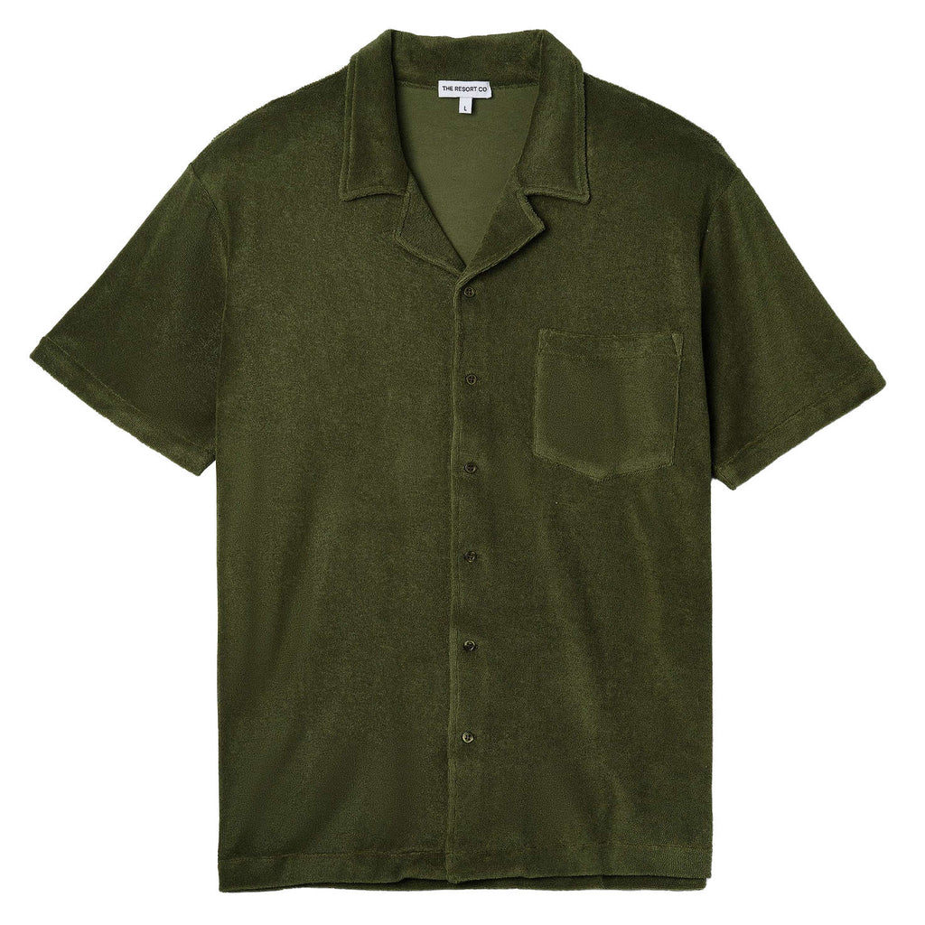 Cypress Green Terry SS Shirt - Regular Retail Price 1490 Kr