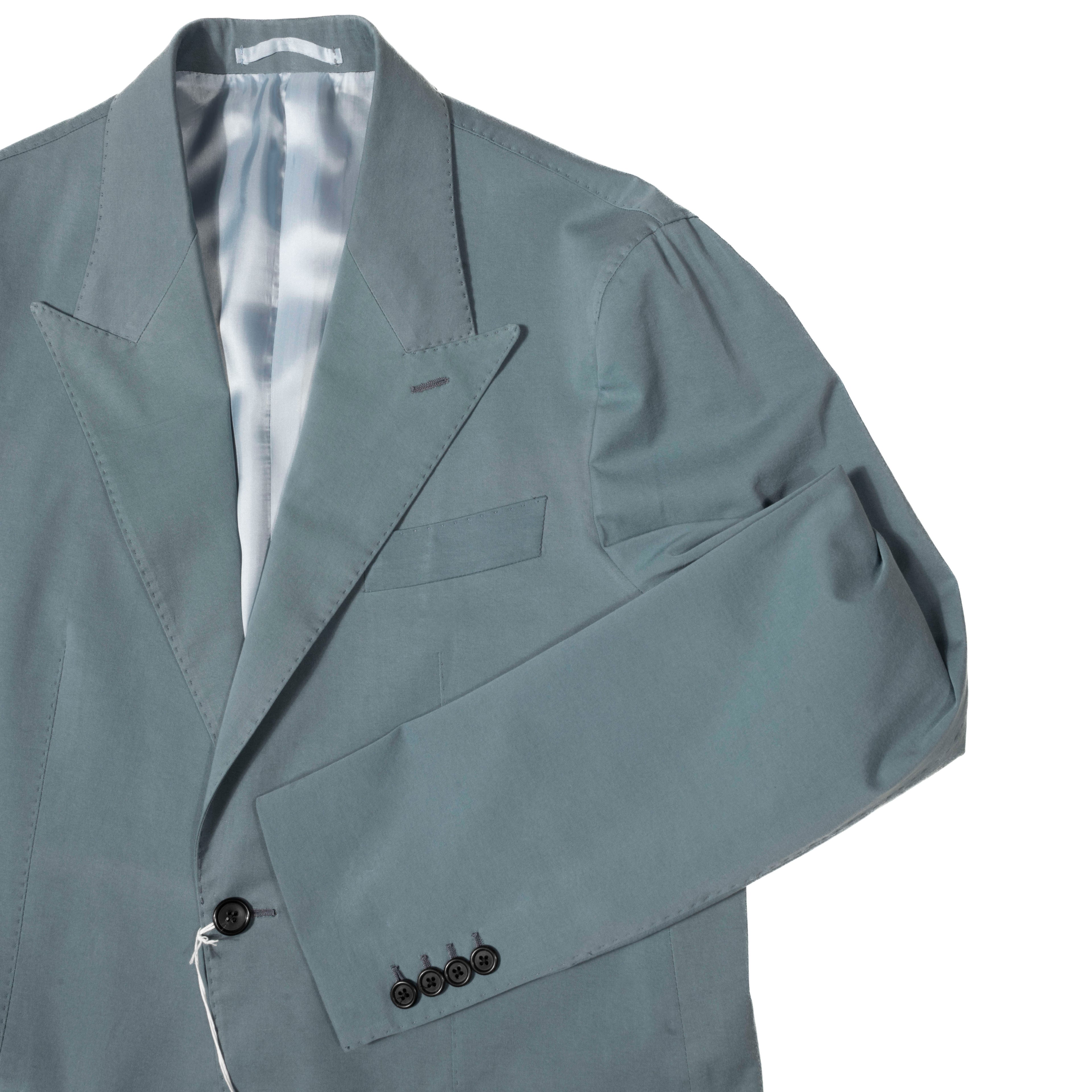 Neapolitan Hand Tailored Petrol Casual Suit 52