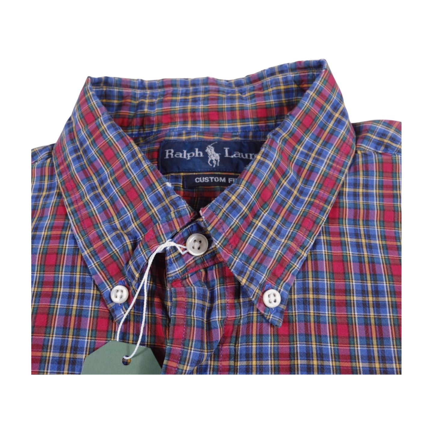 Ralph Lauren  Red with Green Checks Buttondown Shirt