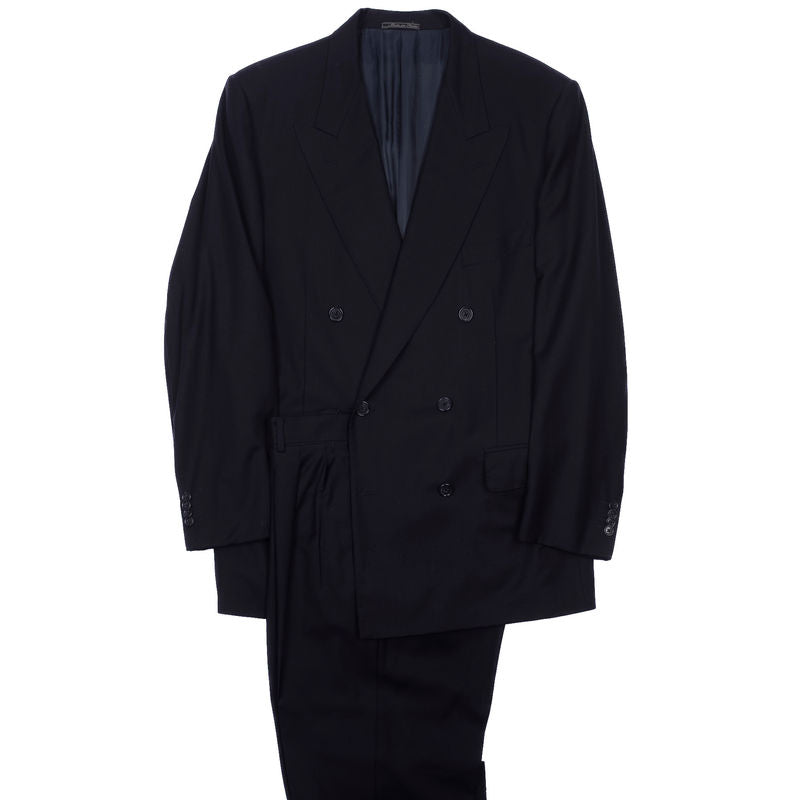Corneliani Navy Double Breasted Suit