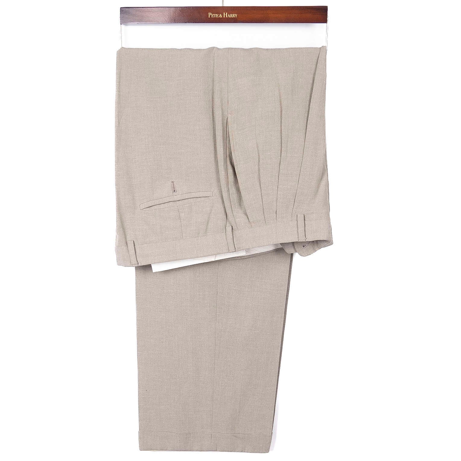Khaki Linen Suit