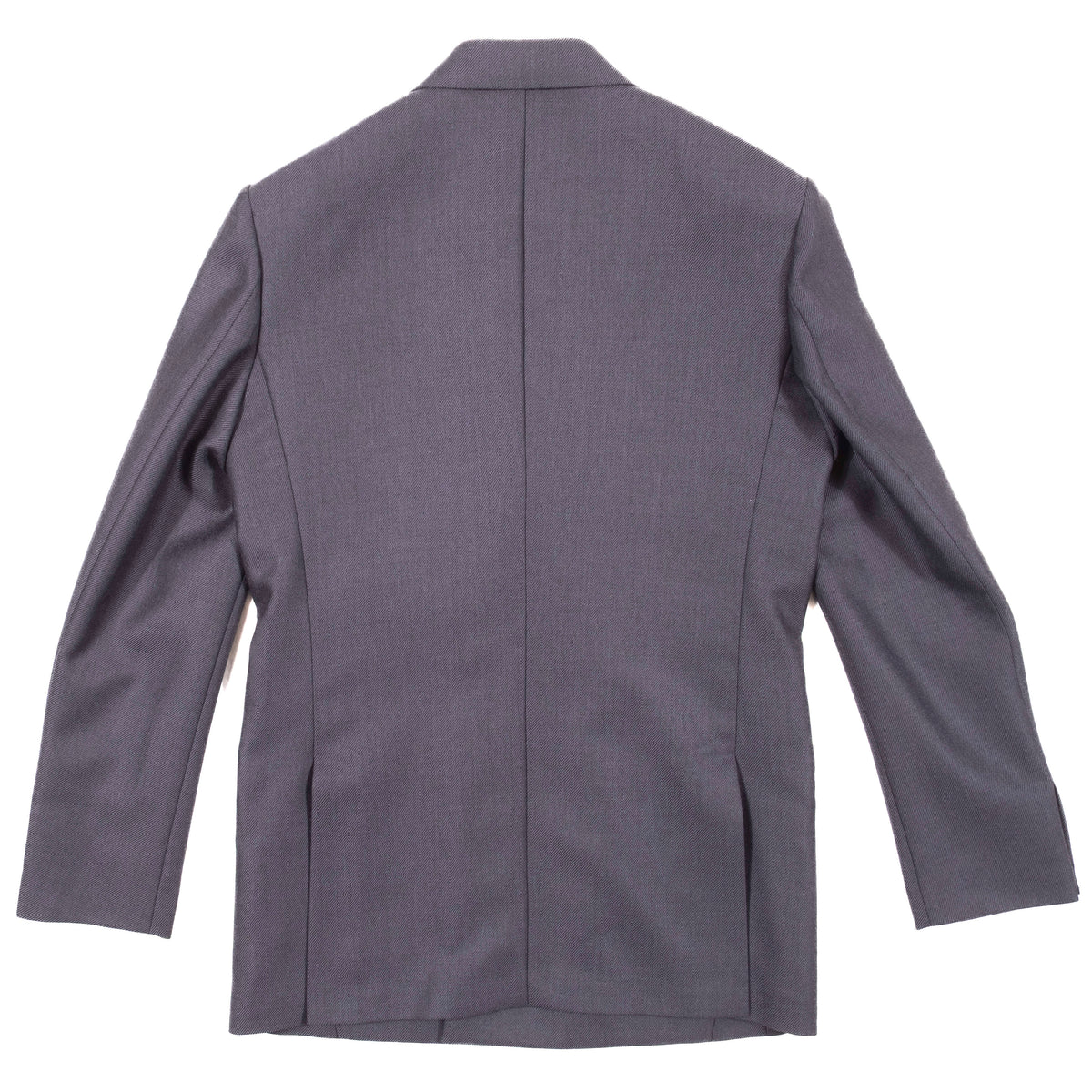 Neapolitan Hand Tailored Grey Double Breasted Cavalry Twill Sport Coat Sz 50