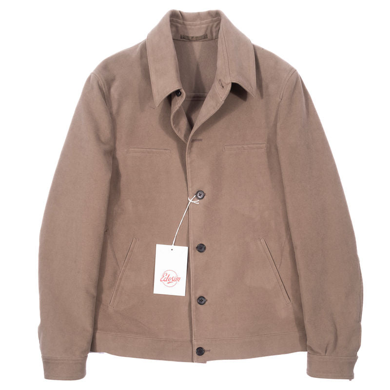 Neapolitan Tailored Taupe Brisbane Moss Moleskin Jacket
