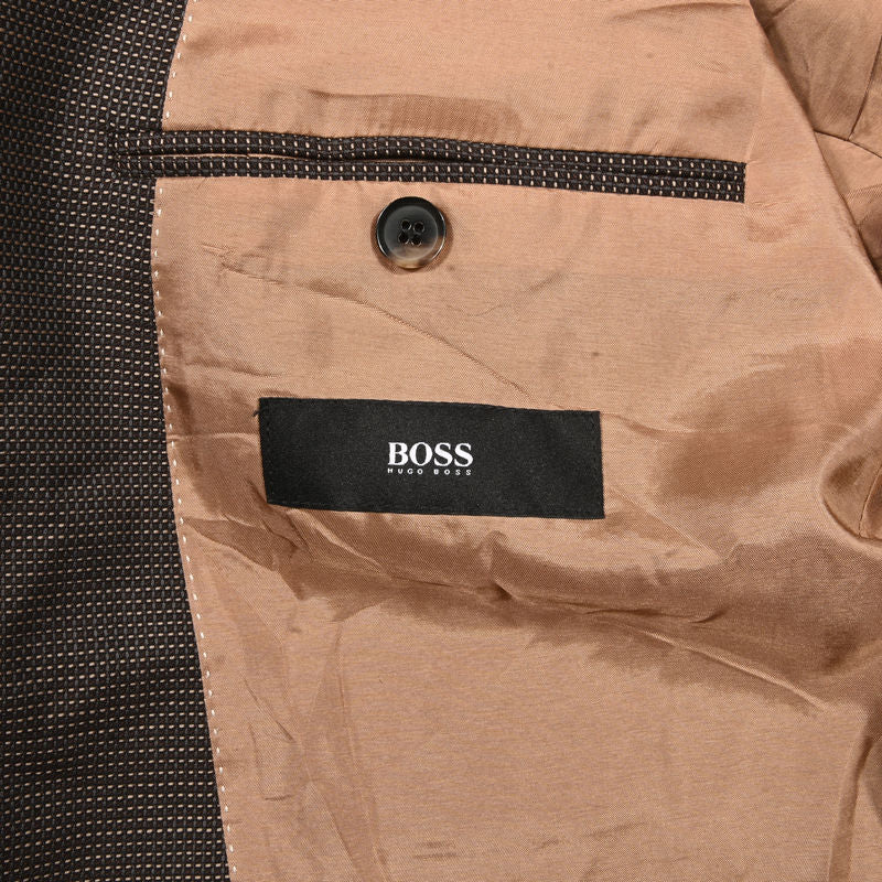 Hugo Boss Brown Mohair/Wool Sport Coat