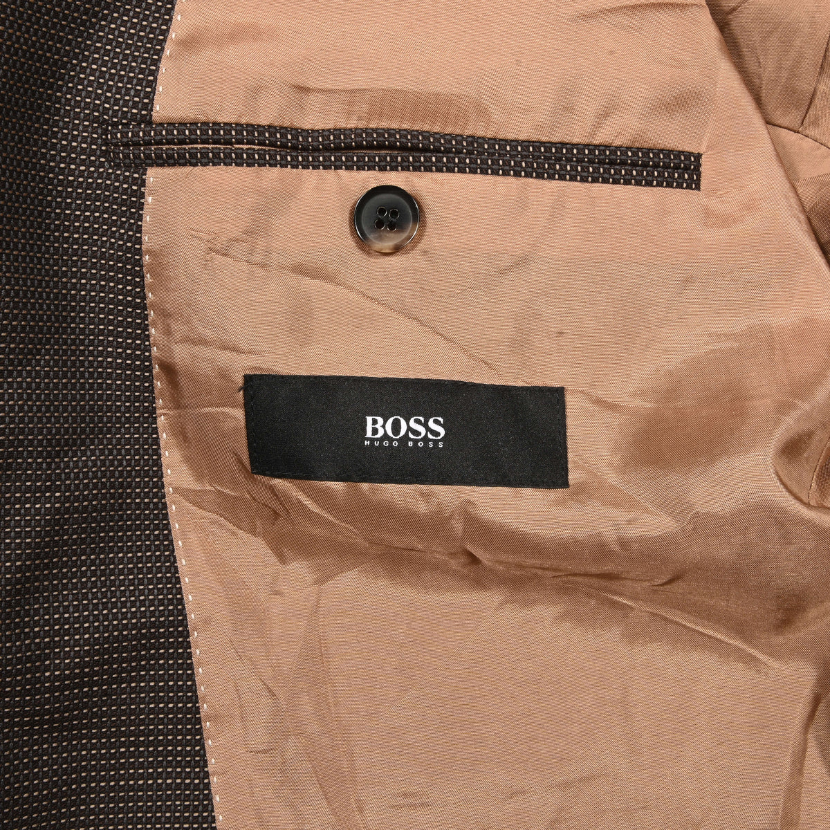 Hugo Boss Brown Mohair/Wool Sport Coat