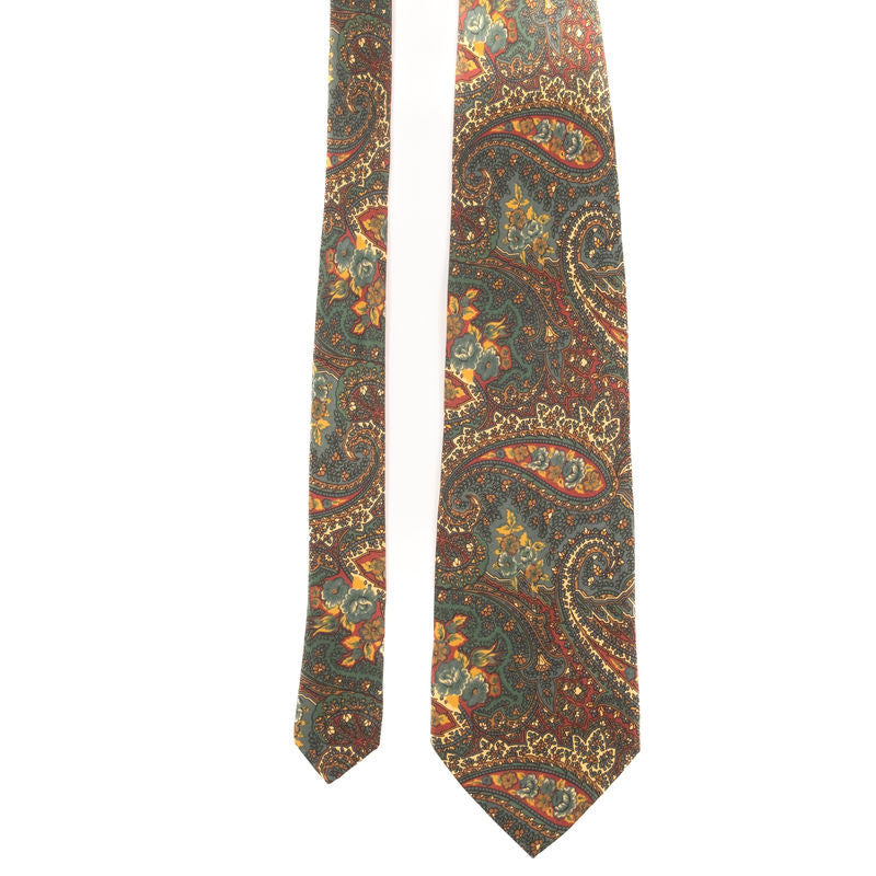 Fumagalli Green Paisley Tie