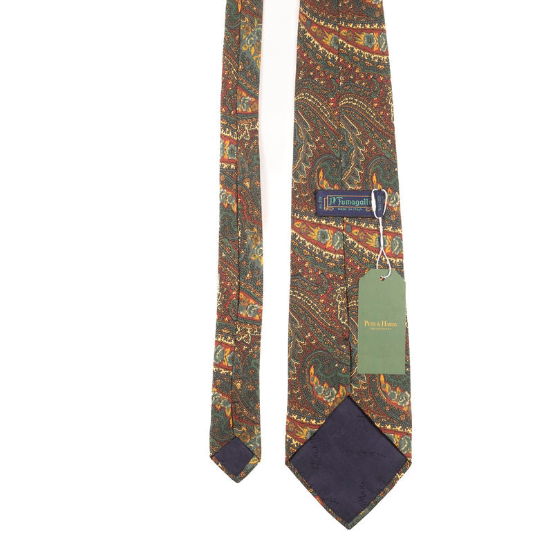 Fumagalli Green Paisley Tie