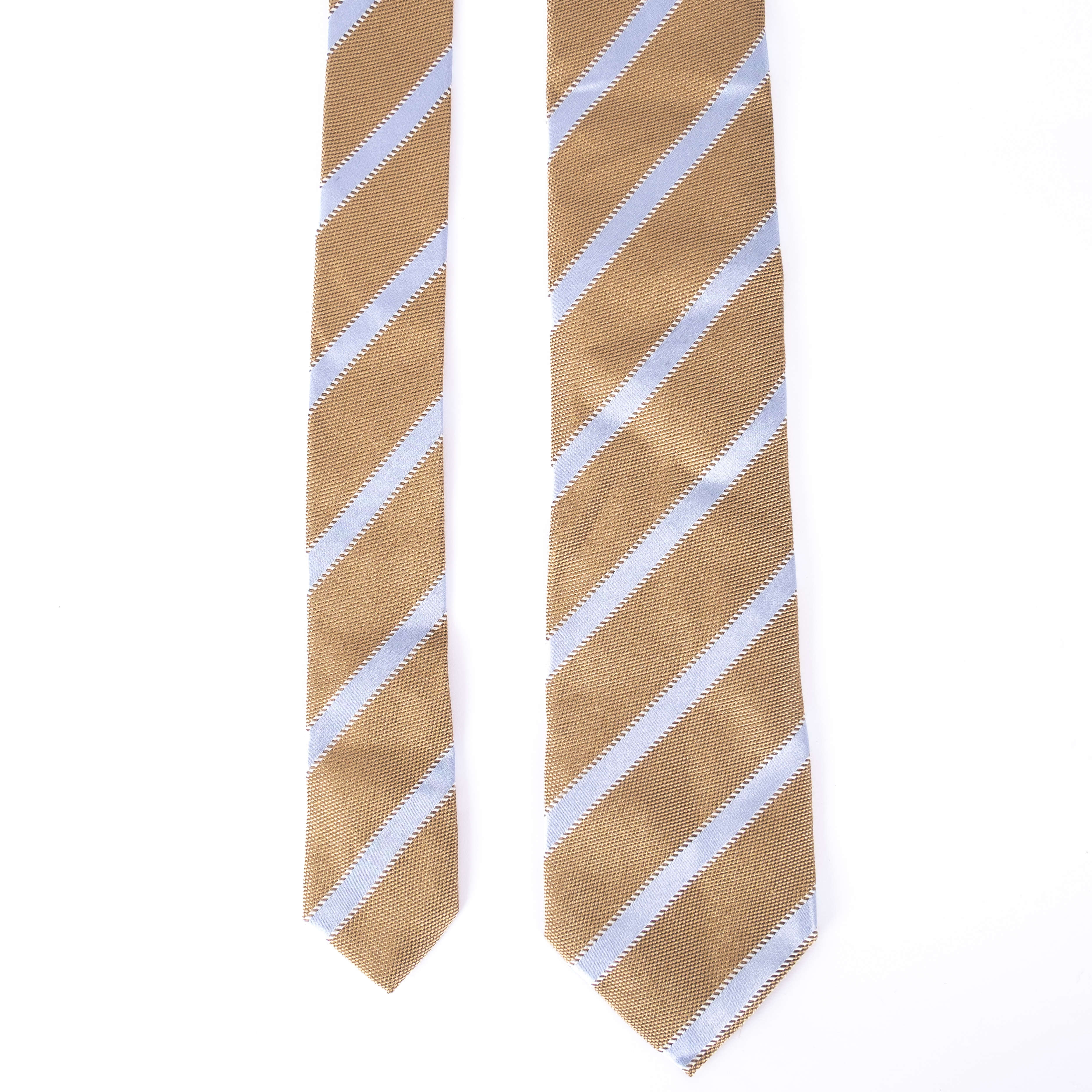 Brown Striped Tie
