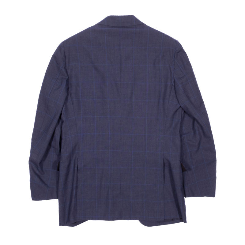 Cesare Attolini Blue Check Neapolitan Business Suit