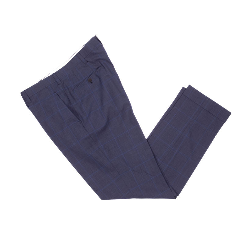 Cesare Attolini Blue Check Neapolitan Business Suit