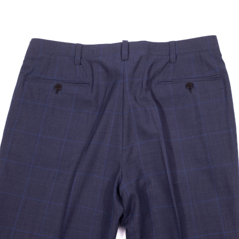 Cesare Attolini Blue Check Neapolitan Business Suit