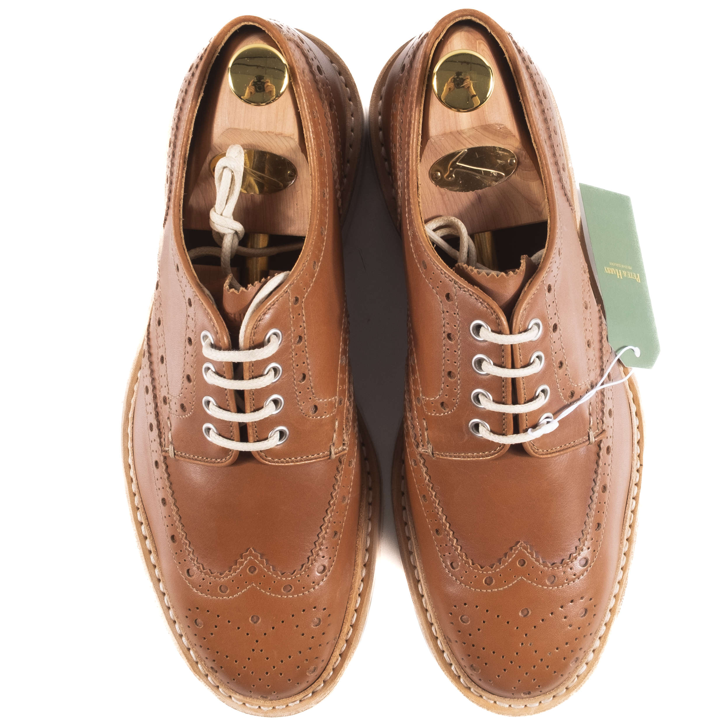 Heschung Brown Brogue Derbies