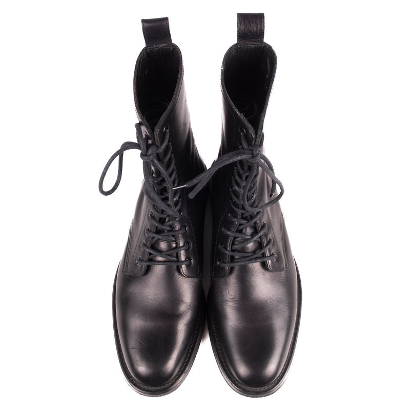Saint Laurent Black Derby Boots