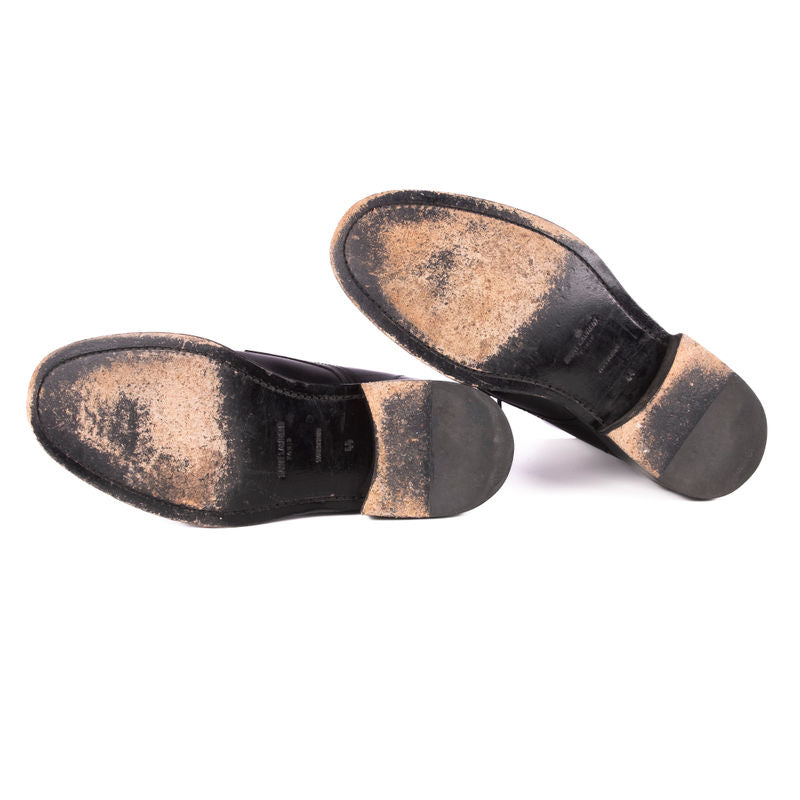 Saint Laurent Black Derby Boots