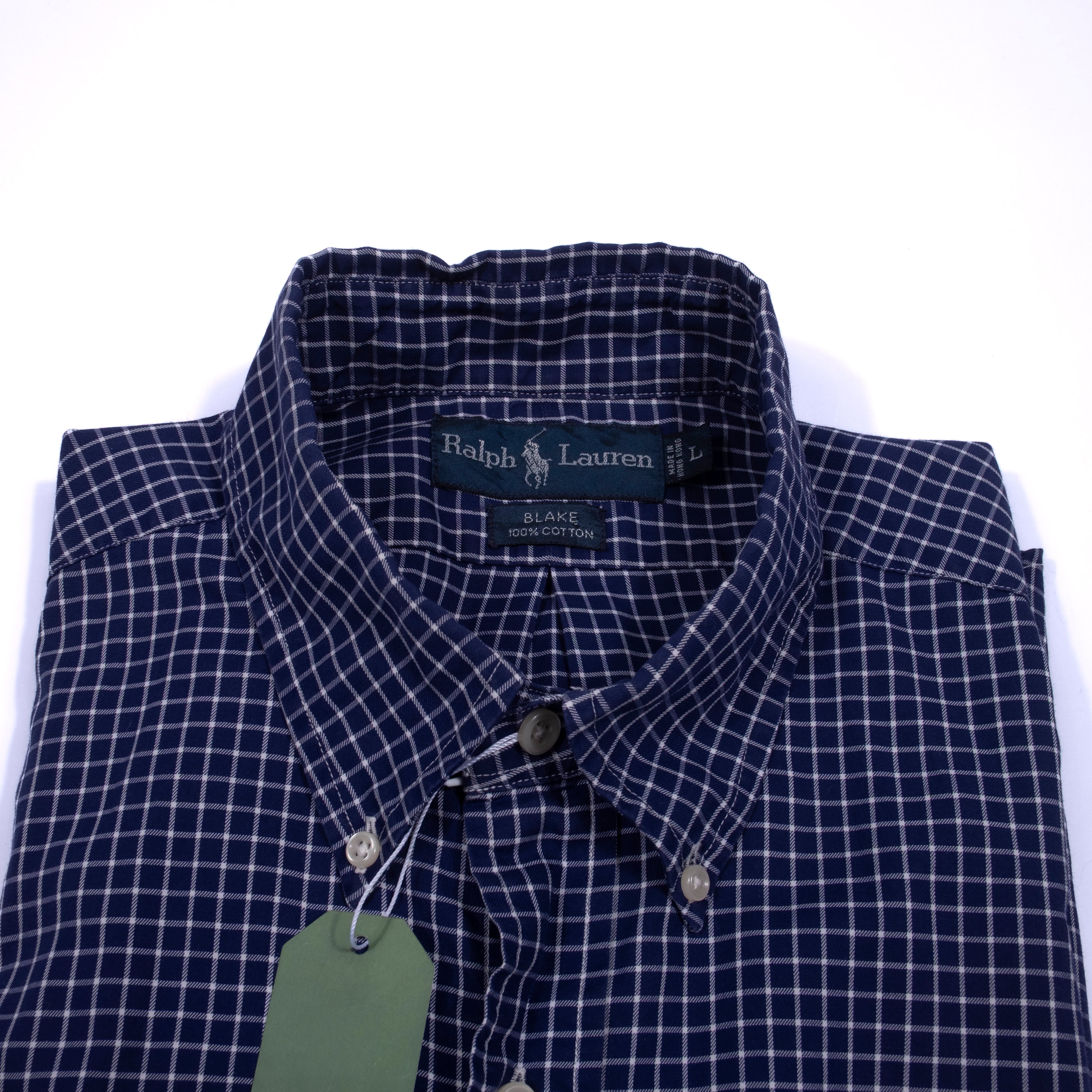 Ralph Lauren Blue Check Buttondown Shirt