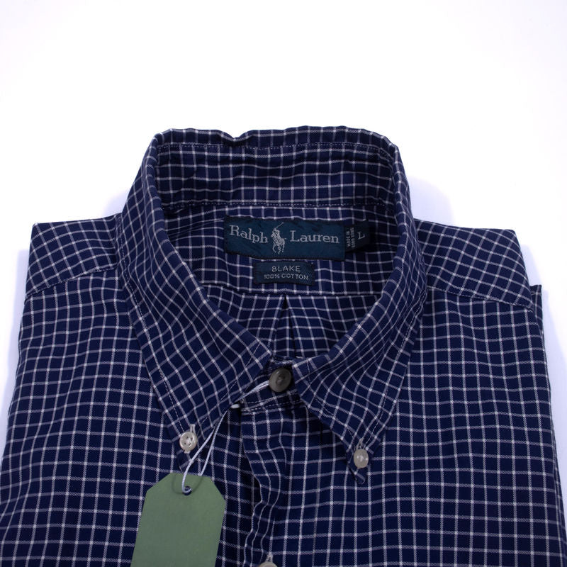 Ralph Lauren Blue Check Buttondown Shirt