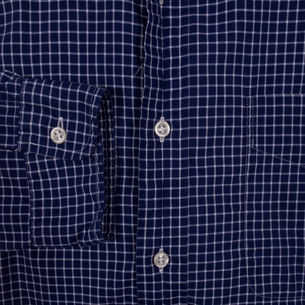 Ralph Lauren Blue Check Buttondown Shirt