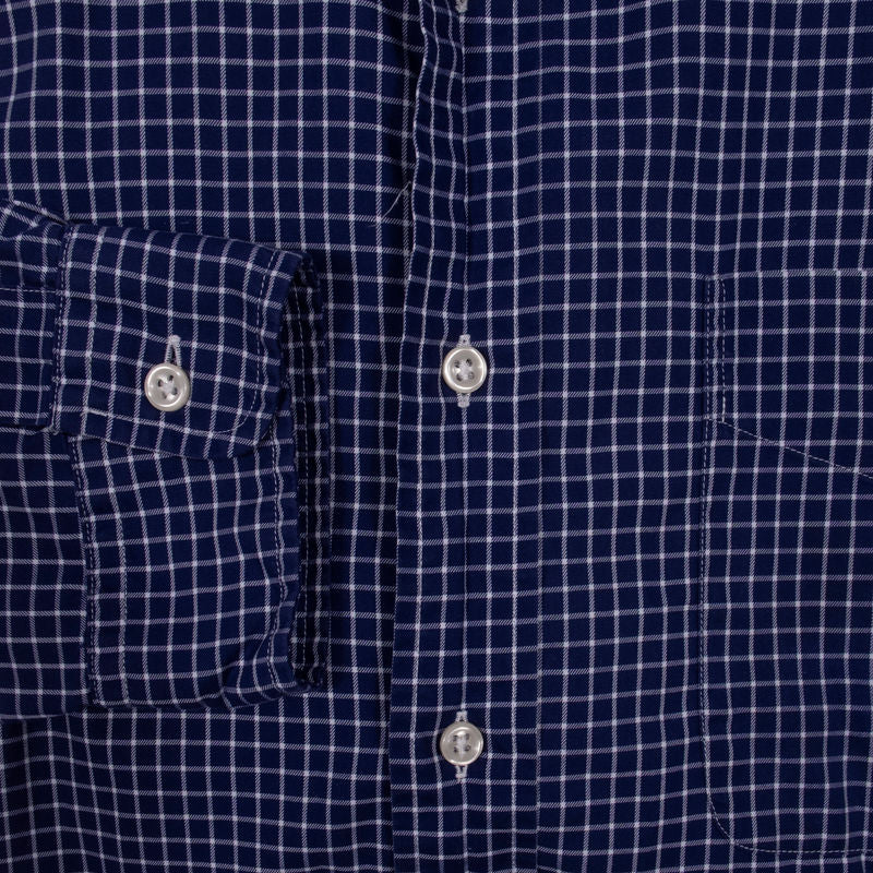 Ralph Lauren Blue Check Buttondown Shirt