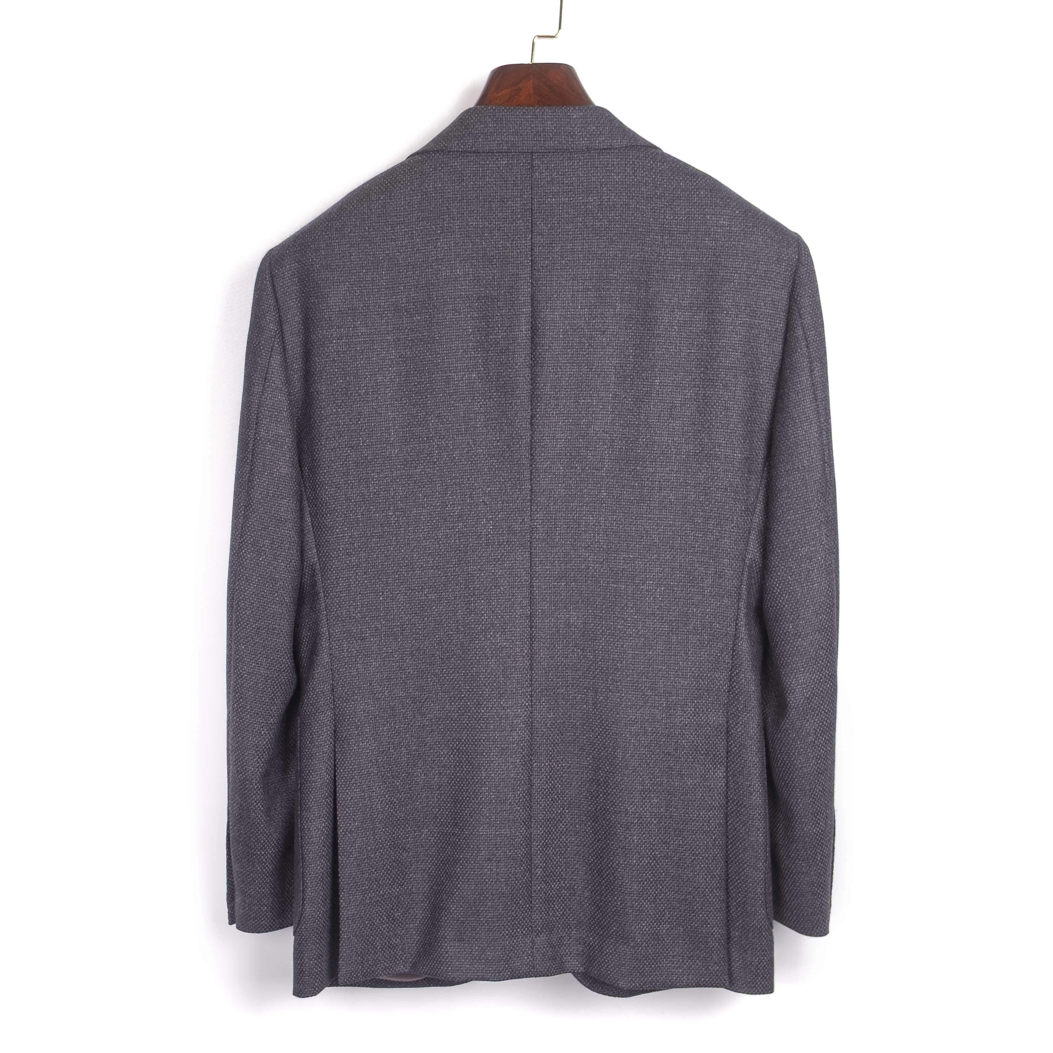 Grey Textured Patch Pocket Sport Coat