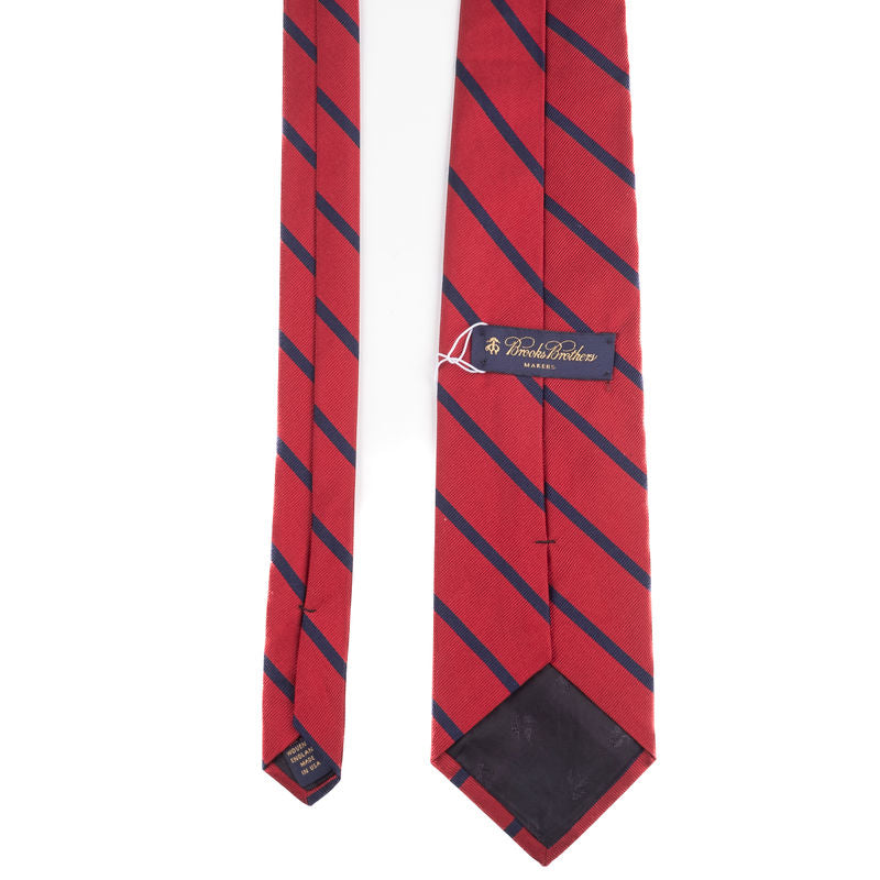 Brooks Brothers Red and Blue Striped Tie