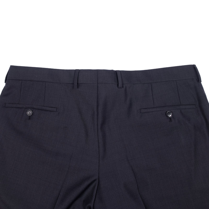 Hugo Boss Grey Striped Business Suit