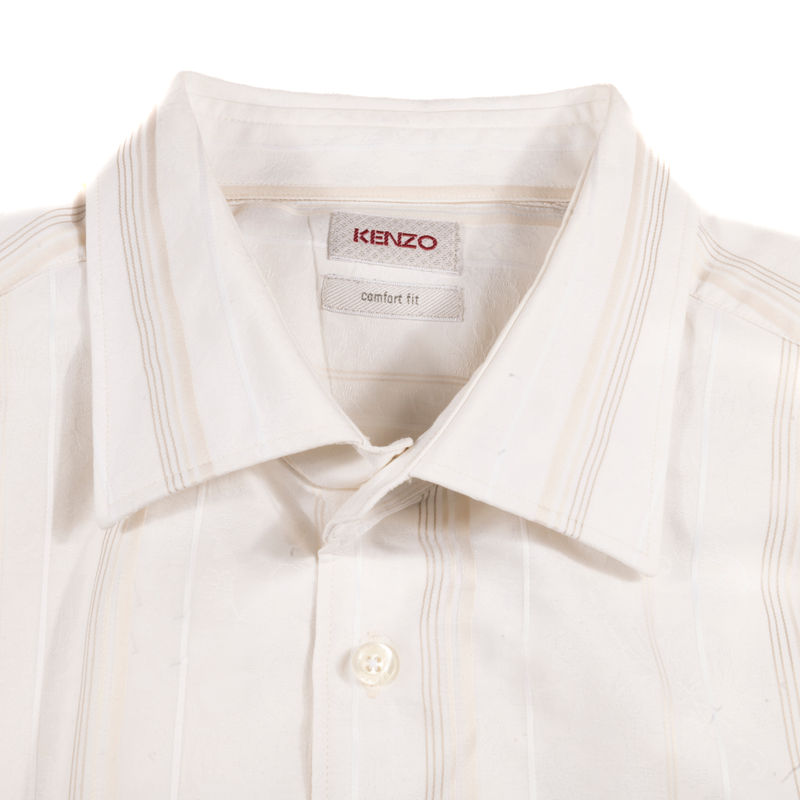 Kenzo Beige Striped Shirt