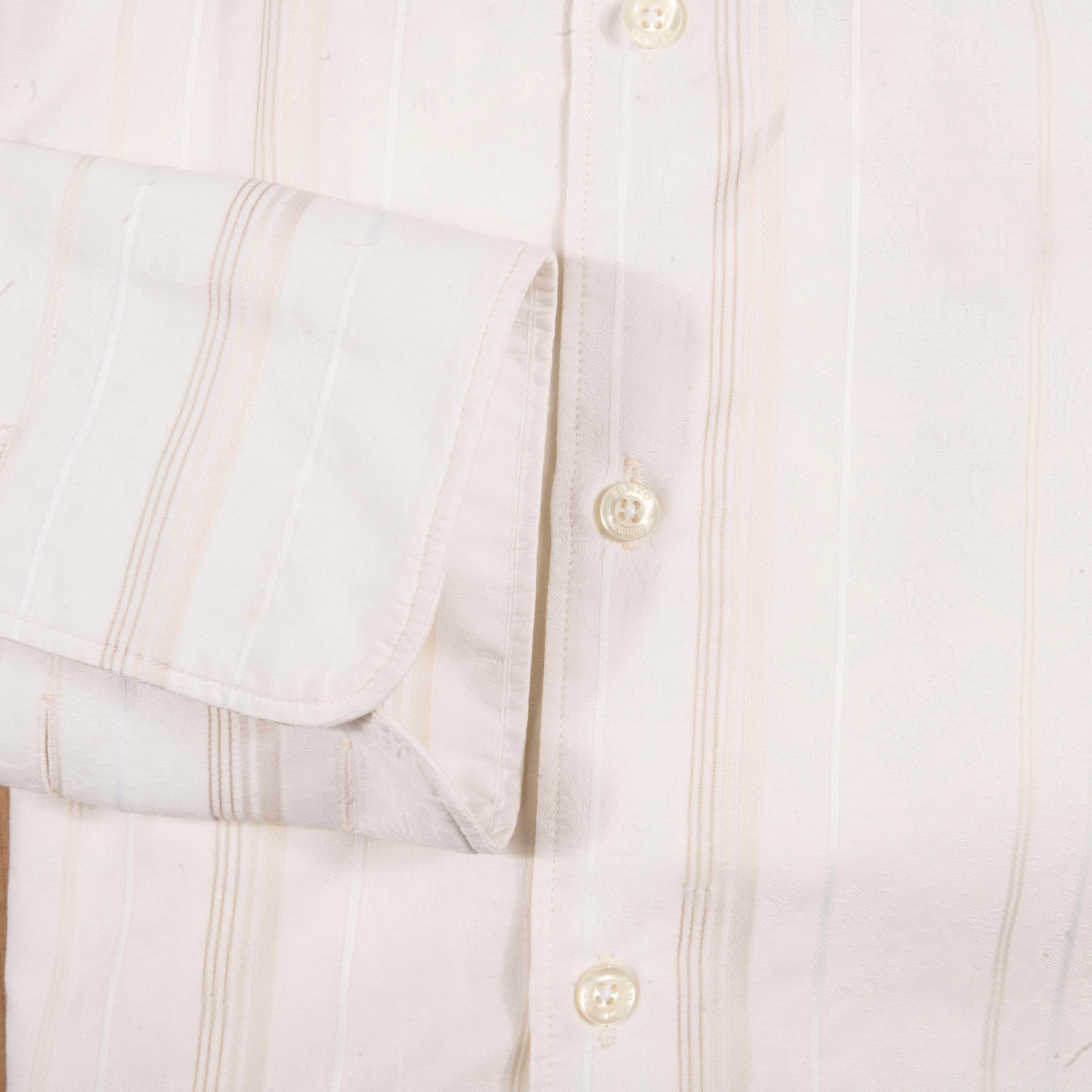Kenzo Beige Striped Shirt