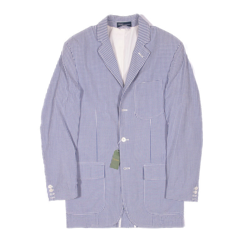 Polo Ralph Lauren Blue and White Checks Sport Coat