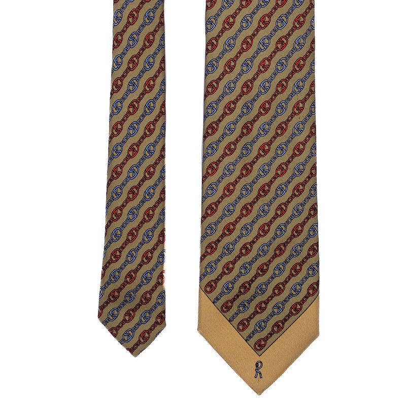 Roberta di Camerino Light Green Patterned Tie