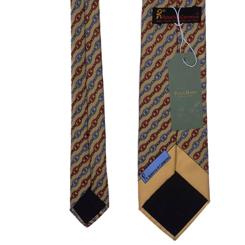 Roberta di Camerino Light Green Patterned Tie