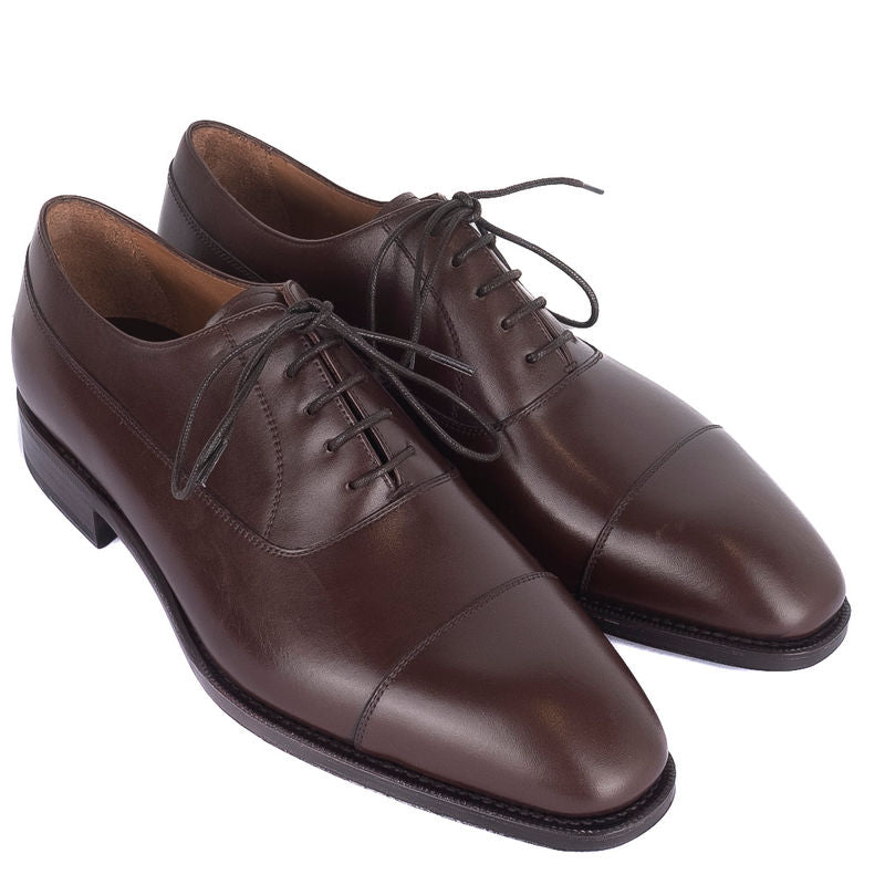 Box Calf Brown Cap Toe Oxfords