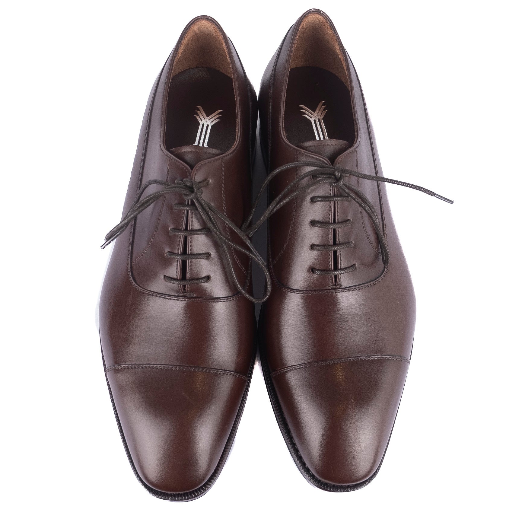 Box Calf Brown Cap Toe Oxfords