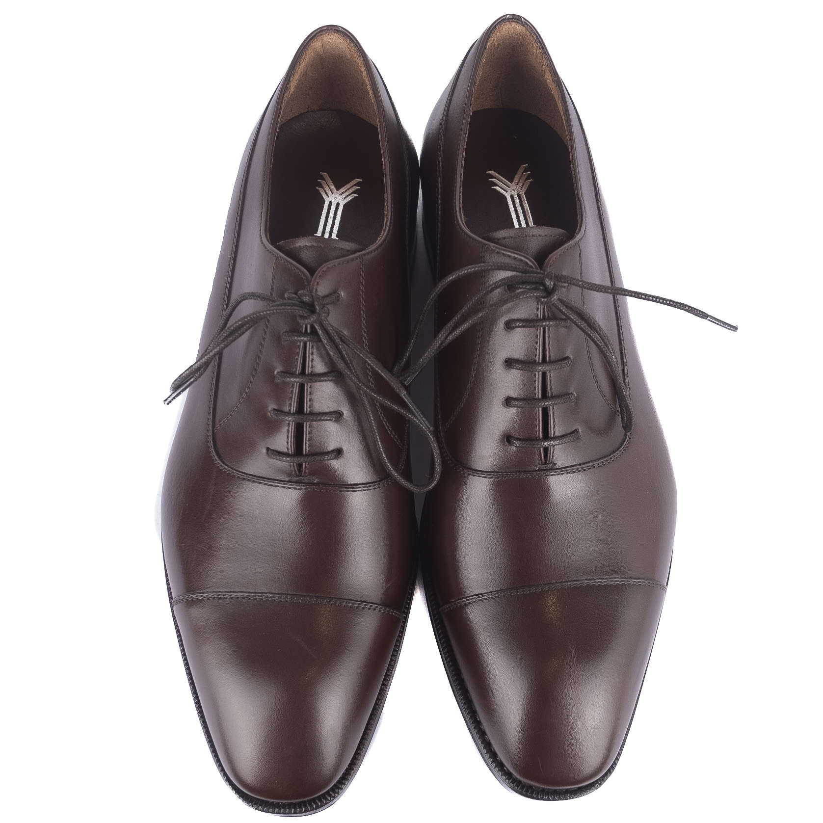 Box Calf Brown Cap Toe Oxfords
