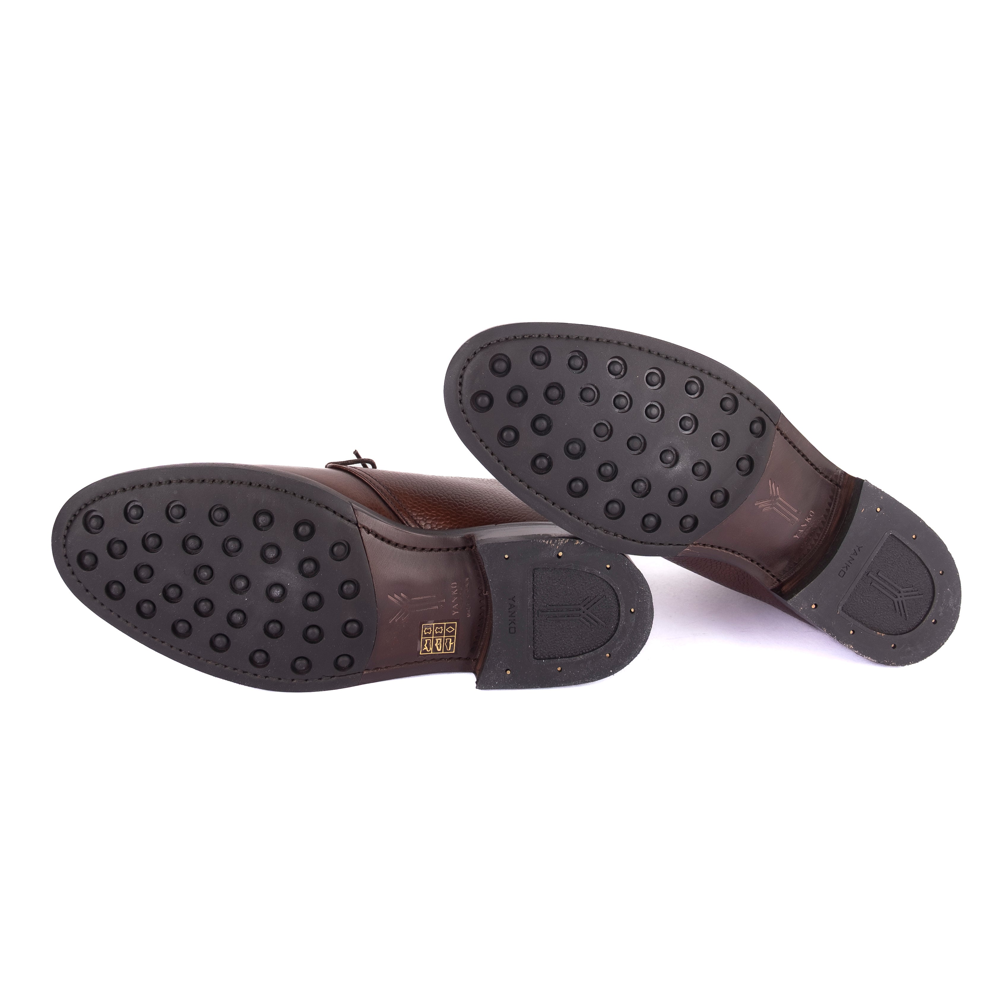 Grain Leather Brown Chukka Boots