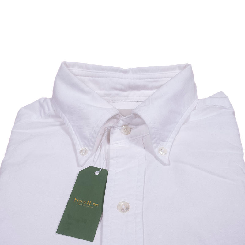 Drake’s White Buttondown Oxford Shirt