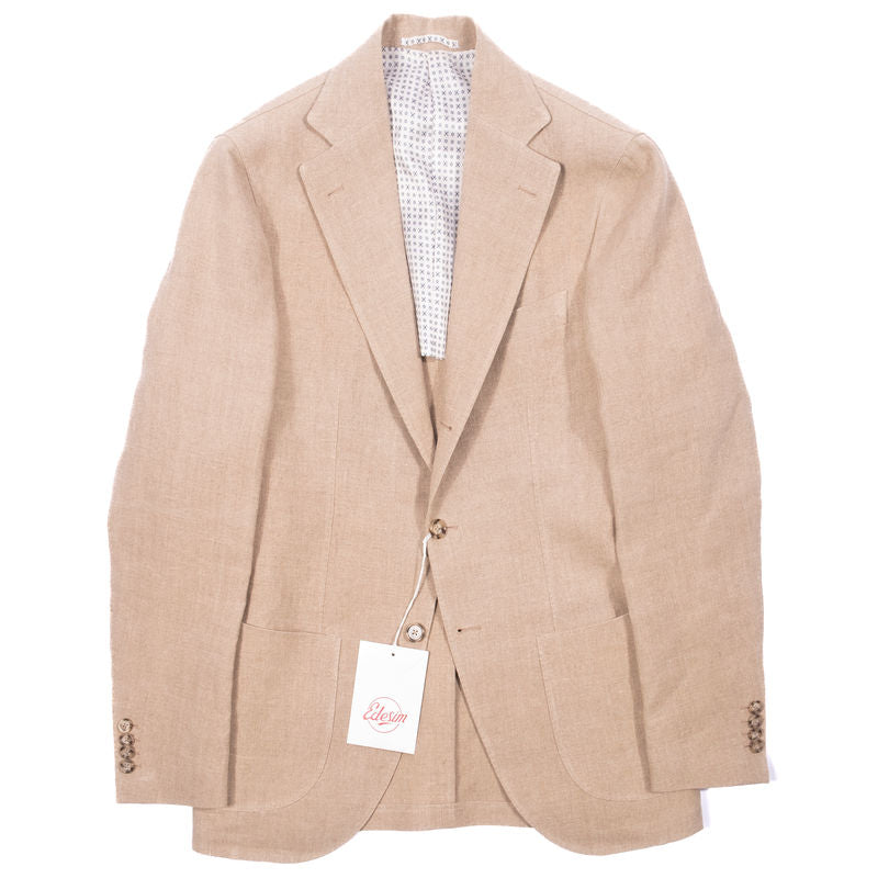 Neapolitan Hand Tailored Sunrise Capsule Collection Sand Hemp Sport Coat Sz 50