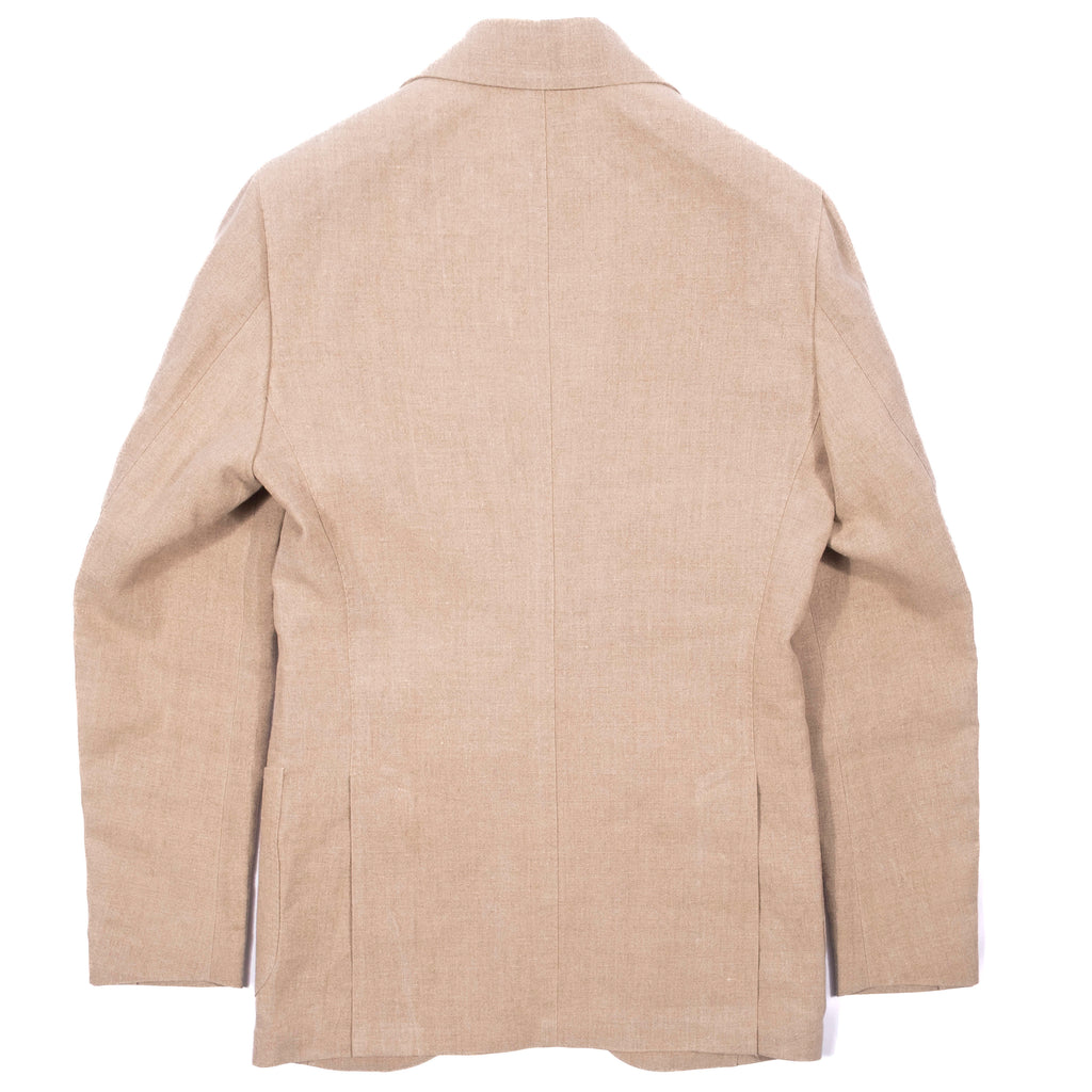 Neapolitan Hand Tailored Sunrise Capsule Collection Sand Hemp Sport Coat Sz 46