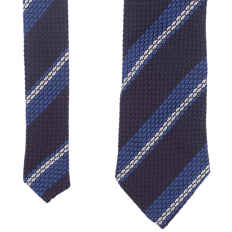 Navy Striped Tie