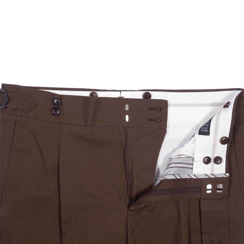 Herse Brown Cotton Suit, 52L