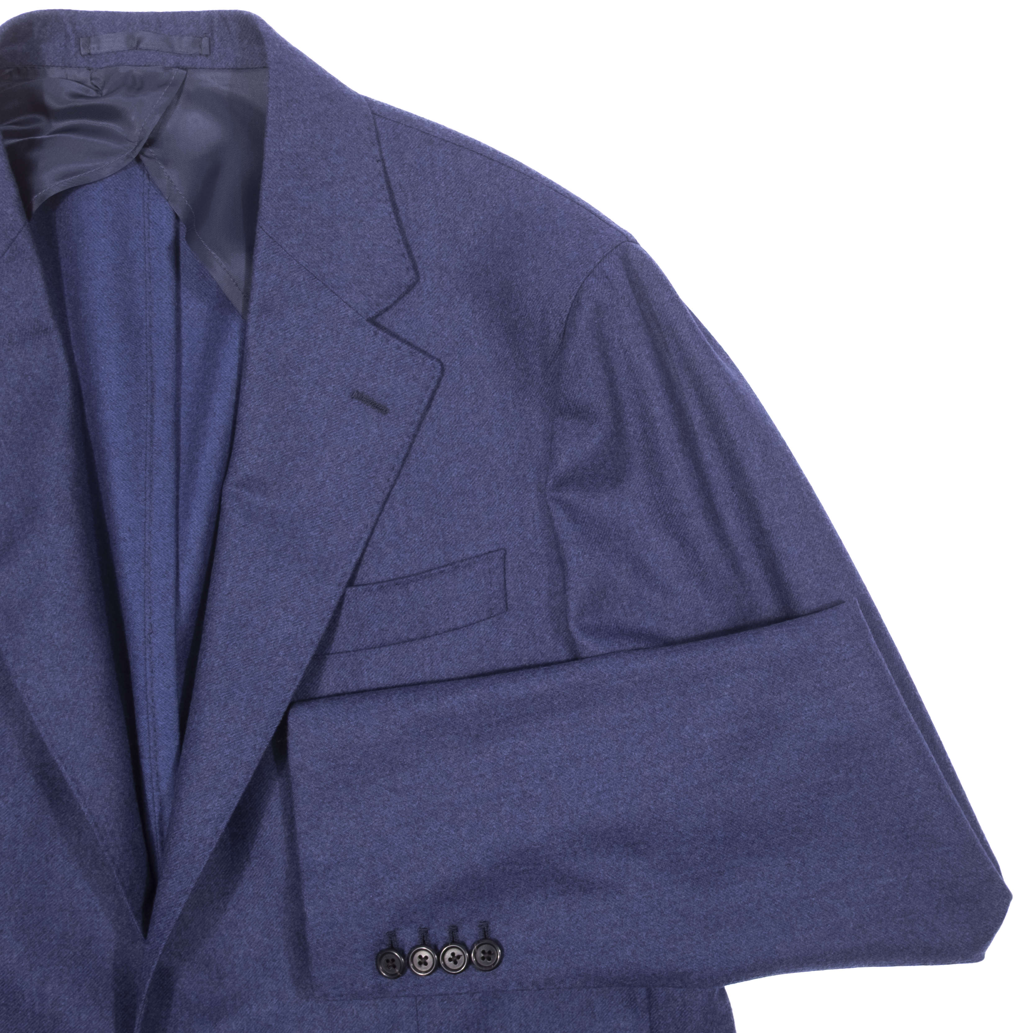 Neapolitan Hand Tailored Blue Holland & Sherry Wool Sport Coat 50
