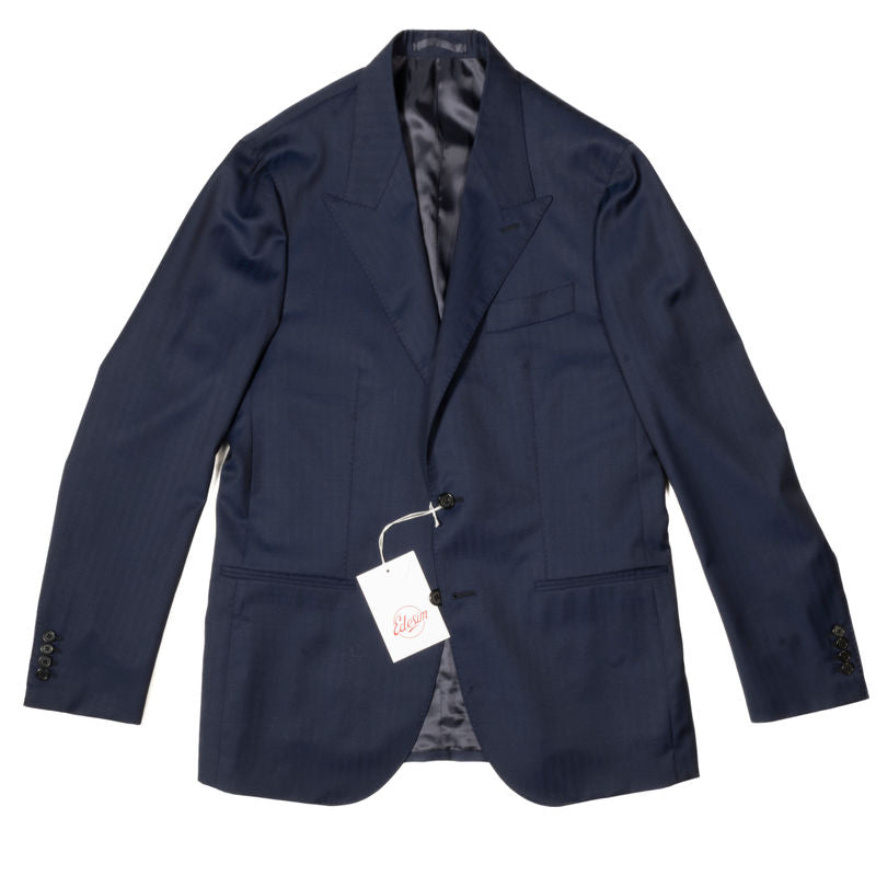 Neapolitan Hand Tailored Navy Suit 50