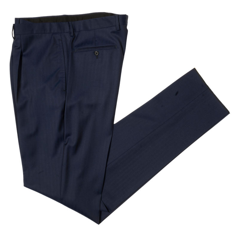 Neapolitan Hand Tailored Navy Suit 50