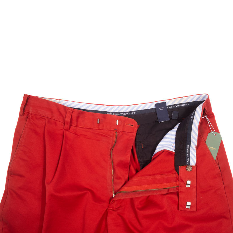 Charles Tyrwhitt Red Chinos Sz 39 x 34