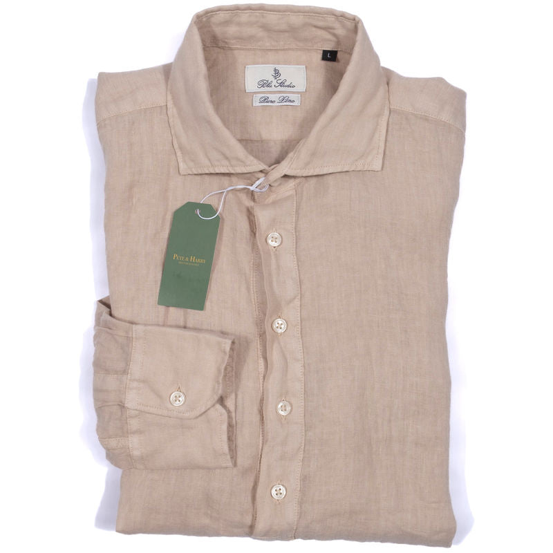 Blu Studio Khaki Linen Shirt