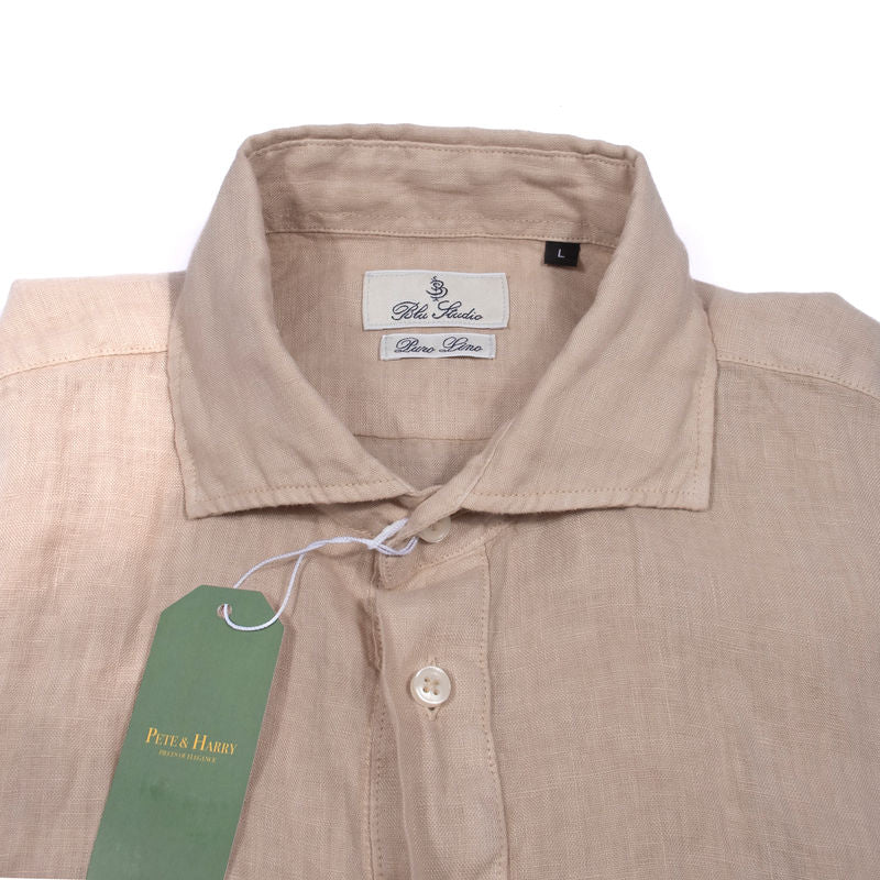 Blu Studio Khaki Linen Shirt