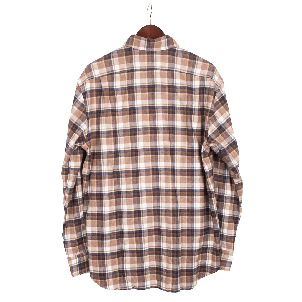 Brown Check Buttondown Shirt