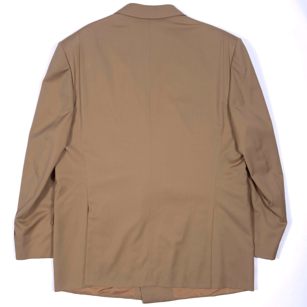 Beige Double Breasted Sport Coat